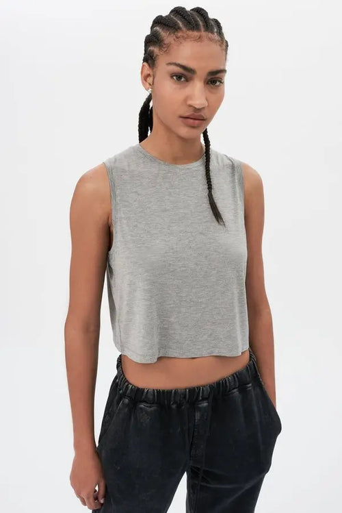 Obsidian Phoenix Blade Crop Tank – FemmeCore Fit