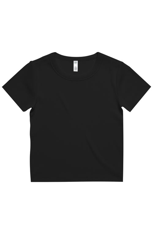 Obsidian Phoenix Contour Rib Tee – Luxe Organic Fit