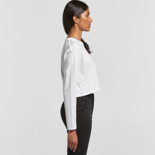 Obsidian Phoenix Axis Crop L/S Tee – StreetLayer Edition