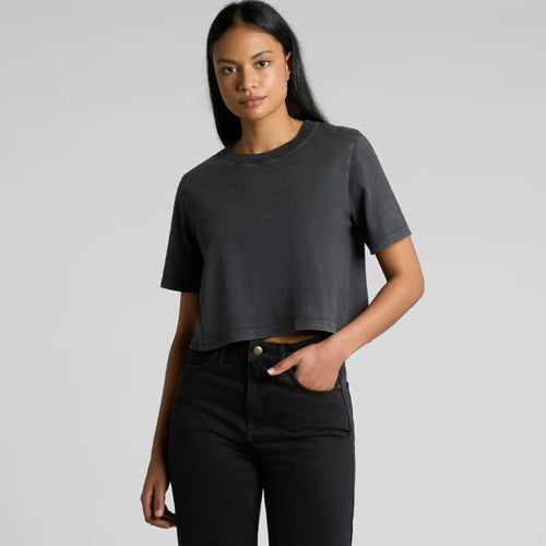 Obsidian Phoenix MineralCut Crop Tee – UrbanForm Drop