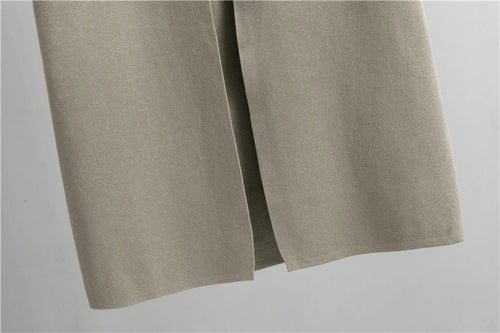 Celestial Comfort 3-Piece Knitted Tracksuit - Cardigan, Sweater, and Pants, Vintage Fashion Set - Celestial Comfort Clothing