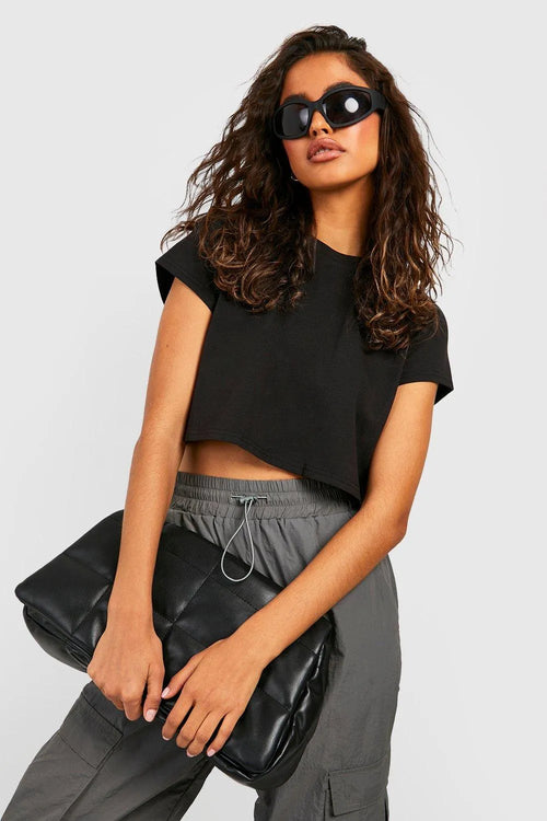 Obsidian Phoenix Vault Crop Tee – Luxe Street Edition