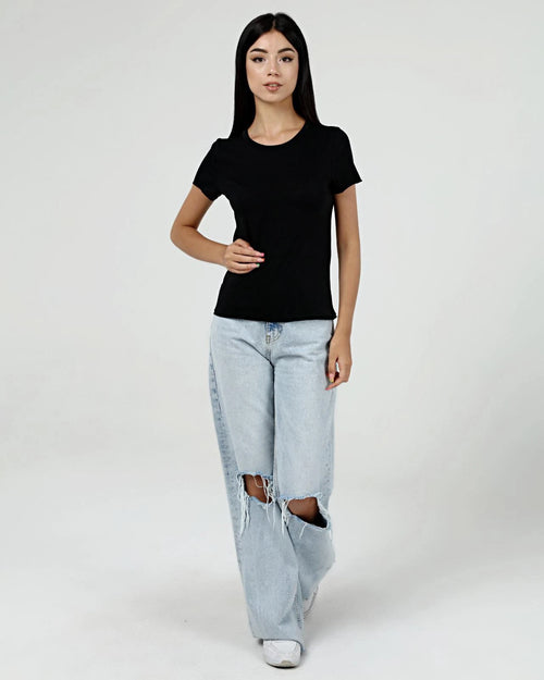 Obsidian Phoenix FemmeCore Tee – Premium Cotton Series